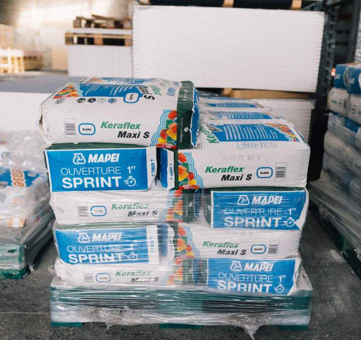 Vente de matériaux de maçonnerie	